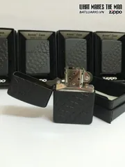 Zippo 28966 – Bật Lửa Chống Gió Đen Mờ Họa Tiết Lốp - Quà Tặng Thú Vị Cho Người Yêu Thích Xe Hơi