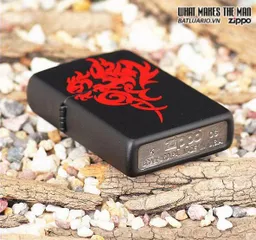 Bật Lửa Zippo Hidden Dragon 21067 - Bật Lửa Matte Đen Thời Trang và Sang Trọng, Quà Tặng Hoàn Hảo cho Fan Cổ Điển