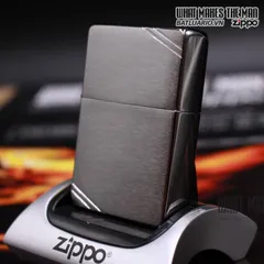 Bật Lửa Zippo 230 Vintage Crom Xước - Bật Lửa Chính Hãng Phong Cách Cổ Điển Cho Người Sưu Tầm