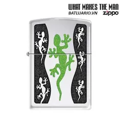 Bật Lửa Zippo 21149 - Bật Lửa Zippo Hình Bò Sát Xanh Độc Đáo, Quà Tặng Đặc Biệt Cho Tín Đồ Zippo