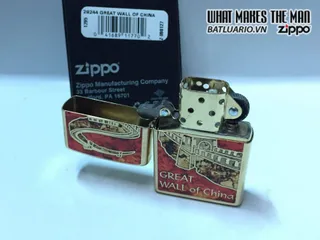 Zippo 29244 - Bật Lửa Zippo Tường Thành Trung Quốc - Quà Tặng Độc Đáo Cho Người Sưu Tầm