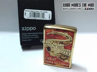 Zippo 29244 - Bật Lửa Zippo Tường Thành Trung Quốc - Quà Tặng Độc Đáo Cho Người Sưu Tầm