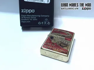 Zippo 29244 - Bật Lửa Zippo Tường Thành Trung Quốc - Quà Tặng Độc Đáo Cho Người Sưu Tầm