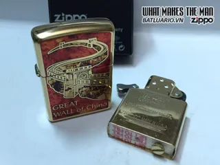 Zippo 29244 - Bật Lửa Zippo Tường Thành Trung Quốc - Quà Tặng Độc Đáo Cho Người Sưu Tầm
