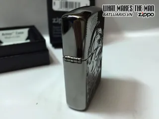 Zippo Armor 29230 - Zippo Khắc Sâu Đầu Lâu Bừng Lửa - Quà Tặng Thú Vị Cho Người Yêu Thích Đồ Khui Rượu