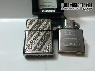 Zippo Armor 29235 - Bật Lửa Khắc Sâu Họa Tiết Hải Sò Độc Đáo - Quà Tặng Cho Người Yêu Thích Zippo
