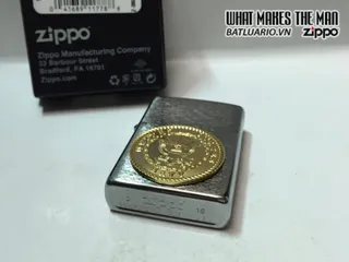 Zippo 29257 - Bộ Bật Lửa Huy Hiệu Hải Quân Mỹ - Quà Tặng Thú vị Cho Người Yêu Thích Vật Dụng Hải Quân