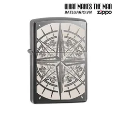 Bật Lửa Zippo 29232 - Zippo Mariner's Star Chính Hãng Mỹ, Mẫu Mới 2016/2017, Phụ Kiện Bật Lửa An Toàn, Hộp Giấy Thân Thiện Môi Trường