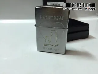 Zippo 29258 - Zippo Tim Đập Dưới Chân Bạn - Quà Tặng Độc Đáo Cho Người Yêu Thích Phong Cách Sống
