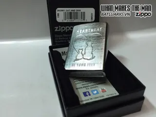Zippo 29258 - Zippo Tim Đập Dưới Chân Bạn - Quà Tặng Độc Đáo Cho Người Yêu Thích Phong Cách Sống