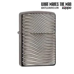 Zippo Armor Bật Lửa 29234 - Họa Tiết Sóng Sâu Khắc, Quà Tặng Sang Trọng Cho Người Yêu Thích Sưu Tập