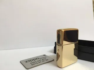 Bật Lửa Zippo 254B - Đồng Bóng Trơn High Polished Brass, Bật Lửa Sang Chảnh, Quà Tặng Độc Đáo, Chất Lượng Cao, Bảo Hành Trọn Đời
