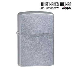 Bật Lửa Zippo 207 STREET - Bật Lửa Chính Hãng Mỹ Mạ Chrome Trắng, Quà Tặng Sang Trọng, Bảo Hành Trọn Đời