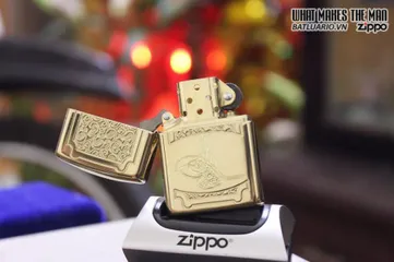 ZIPPO 169 Tugra Armor Bằng Đồng Đánh Bóng Cao - Bật Lửa Sang Trọng, Quà Tặng Lý Tưởng cho Người Yêu Thích Hàng Hiệu