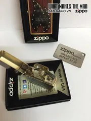 Zippo 28832 - Túi Da Bảo Quản Bật Lửa Vàng Dust - Phụ Kiện Thời Trang Cá Tính cho Người Yêu Thích Bật Lửa
