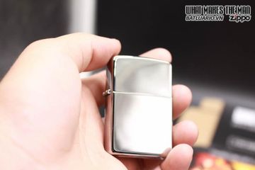 Bật Lửa Zippo 250 - Thiết Kế Classic High Polished Chrome Bạc Trắng Bóng, Bảo Hành Trọn Đời, Món Quà Thời Thượng Cho Người Sử Dụng