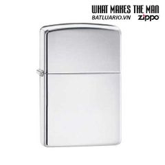 Bật Lửa Zippo 250 - Thiết Kế Classic High Polished Chrome Bạc Trắng Bóng, Bảo Hành Trọn Đời, Món Quà Thời Thượng Cho Người Sử Dụng