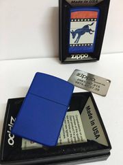 Zippo 29166 - Bật Lửa Zippo Màu Xanh Hoàng Gia Matte Hình Chữ V 