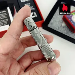 Bật lửa Zippo 49052 - Zippo Slim® Armor® Đường Kẻ Kim Cương Chrome Cao Bóng - Quà Tặng Thời Trang Nam Chính Hãng
