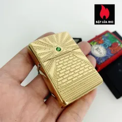 Bật Lửa Zippo 49060 - Thiết Kế Eye of Providence Bằng Đồng Mạ Bóng - Dụng Cụ Châm Lửa Sang Trọng và Độc Đáo