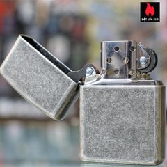 Bật lửa Zippo Armor 28973 – Bạc cổ dày, chống gió, nhập khẩu Mỹ – Quà tặng hoàn hảo cho tín đồ Zippo