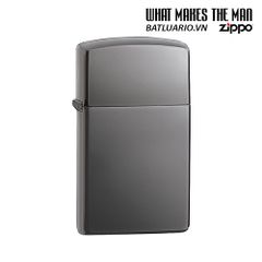 Bật lửa Zippo 20492 Slim Black Ice - Bật lửa Chính Hãng, Kiểu Dáng Mỏng, Phong Cách Sang Trọng, Quà Tặng Thời Trang