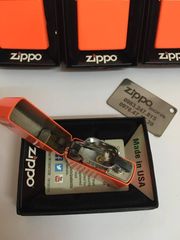 Bật Lửa Zippo 28888ZL - Bật Lửa Matte Cam Neon với Logo Zippo - Quà Tặng Độc Đáo cho Người Yêu Thích Zippo
