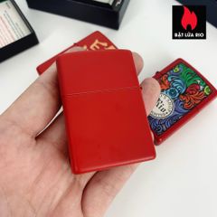 Bật Lửa Zippo 29929 - Year of the Rat Red Matte - Quà Tặng Độc Đáo Cho Người Sưu Tập và Yêu Thích Zippo