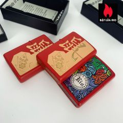 Bật Lửa Zippo 29929 - Year of the Rat Red Matte - Quà Tặng Độc Đáo Cho Người Sưu Tập và Yêu Thích Zippo