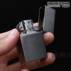 Bật Lửa Zippo 1935.25 - Bật Lửa Chrome B brushed Lịch Sử - Quà Tặng Độc Đáo Cho Người Sưu Tầm