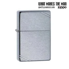 Bật Lửa Zippo 267 Vintage Street Chrome - Bật Lửa Cao Cấp Phong Cách Retro, Quà Tặng Thích Hợp Cho Fan Zippo