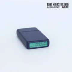 Bật lửa Zippo Slim® Navy Matte 1639 – Bật lửa mini kháng gió, thiết kế thời trang, quà tặng độc đáo nhập khẩu từ Mỹ