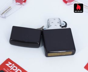 Bật lửa Zippo 49180 Brown - Bật lửa chính hãng Classic, kháng gió, thiết kế mới 2020, quà tặng độc đáo cho tín đồ Zippo