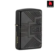 Zippo 49176 - Bật Lửa Collectible Armor Black Matte Harley-Davidson® 2020 - Quà Tặng Cho Người Mê Xe Máy