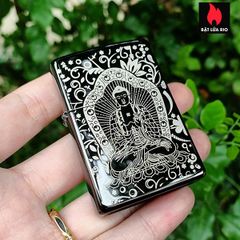 Zippo 24756 Khắc Đức Phật 4 Mặt - Bật Lửa Zippo Cao Cấp Với Thiết Kế Tâm Linh Độc Đáo - Quà Tặng Ý Nghĩa