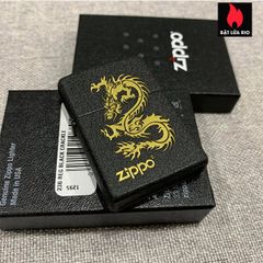 Zippo 236 Khắc Rồng 85 - Lighter Zippo Sang Trọng Với Họa Tiết Rồng - Quà Tặng Tuyệt Vời Cho Người Yêu Thích Hút Thuốc
