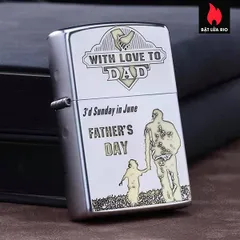 Bật Lửa Zippo Khắc Ngày Của Cha 250/205 - Quà Tặng Ý Nghĩa Cho Ngày Father's Day 02