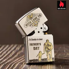 Bật Lửa Zippo Khắc Ngày Của Cha 250/205 - Quà Tặng Ý Nghĩa Cho Ngày Father's Day 02