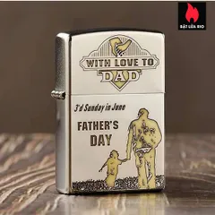 Bật Lửa Zippo Khắc Ngày Của Cha 250/205 - Quà Tặng Ý Nghĩa Cho Ngày Father's Day 02
