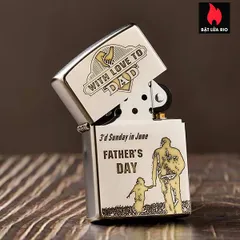 Bật Lửa Zippo Khắc Ngày Của Cha 250/205 - Quà Tặng Ý Nghĩa Cho Ngày Father's Day 02