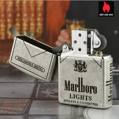 Zippo Bạc Giả Cổ 121FB - Bật Lửa Khắc Light 5 Mặt Thời Trang - Quà Tặng Độc Đáo cho Người Yêu Thích Sưu Tầm