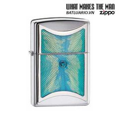 Zippo 20884 - Bật Lửa High Polished Chrome với Biểu Tượng Splash - Quà Tặng Hoàn Hảo cho Người Yêu Bật Lửa