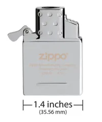 Ruột Bật Lửa Zippo Gas Butane Một Tia Lửa 65826 - Phụ Kiện Thay Thế Cho Bật Lửa Zippo, Độ Bền Cao, Lửa Điều Chỉnh, Hộp Quà Tặng
