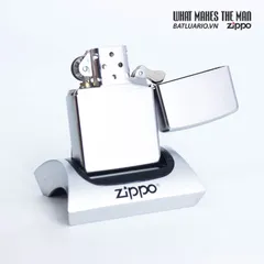 Zippo US Navy® Satin Chrome - Bật Lửa Chính Hãng Vỏ Đồng Thau Khắc Biểu Tượng Hải Quân Mỹ, Bảo Hành Trọn Đời