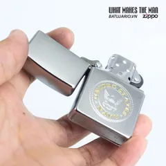 Zippo US Navy® Satin Chrome - Bật Lửa Chính Hãng Vỏ Đồng Thau Khắc Biểu Tượng Hải Quân Mỹ, Bảo Hành Trọn Đời