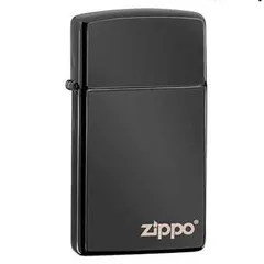 Bật Lửa Zippo Slim Ebony 28123ZL - Bật Lửa Nhỏ Chống Gió Chính Hãng với Logo Zippo - Hàng Nhập Khẩu Mỹ