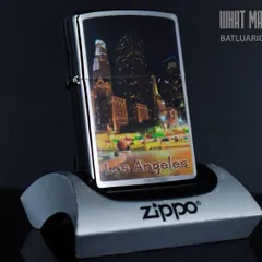 Zippo 200 Bật Lửa Los Angeles Downtown - Bật Lửa Cao Cấp Họa Tiết Đô Thị Phong Cách Thời Thượng, Quà Tặng Độc Đáo