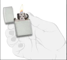 Bật lửa Zippo Bạc Nguyên Khối 13 - Bật Lửa Sterling Silver Chính Hãng, Quà Tặng Sang Trọng cho Người Yêu Thích Zippo