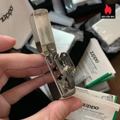 Zippo 14 Bạc Nguyên Khối Vintage - Bật Lửa Sang Trọng Phong Cách Cổ Điển cho Người Yêu Thích Sưu Tập