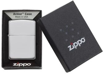 Bật Lửa Zippo Armor High Polished Chrome 167 - Vỏ Dày Chống Gió Thiết Kế Cổ Điển, Quà Tặng Cho Người Yêu Thích Zippo